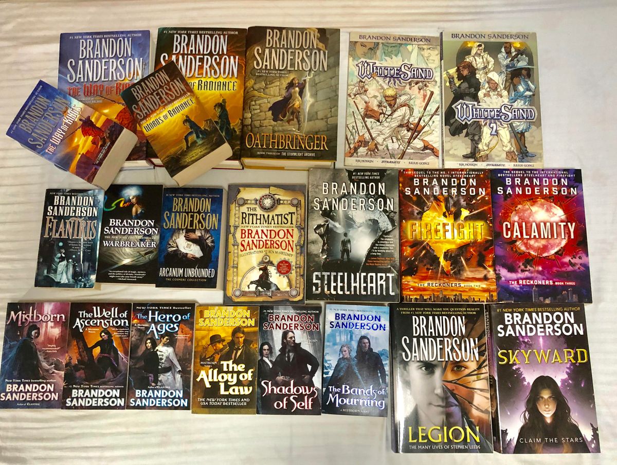 All Book Series by Brandon Sanderson_Graphicaudio