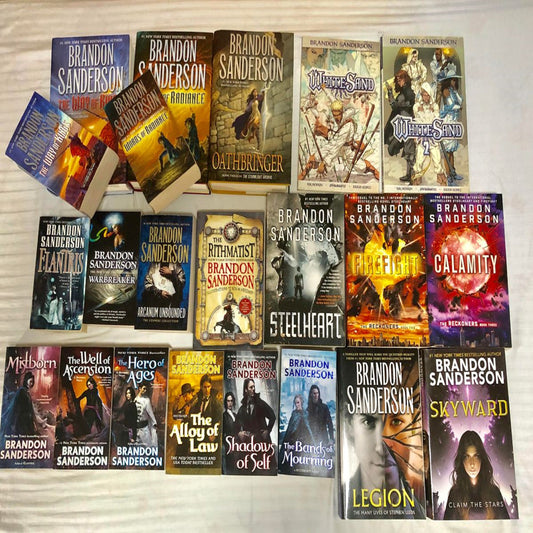 All Book Series by Brandon Sanderson (30 audiobooks)